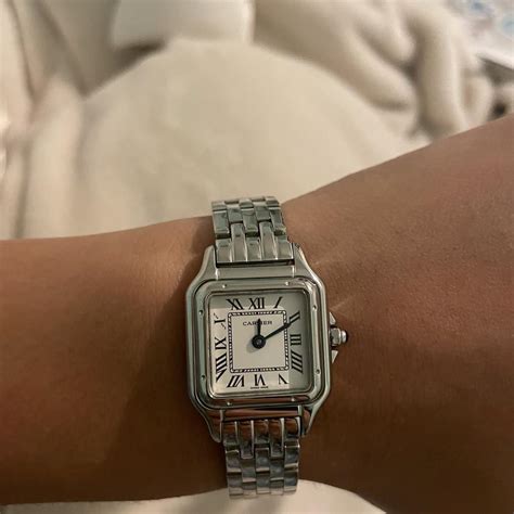 cartier leather watch dupe|knockoff cartier panthere watch.